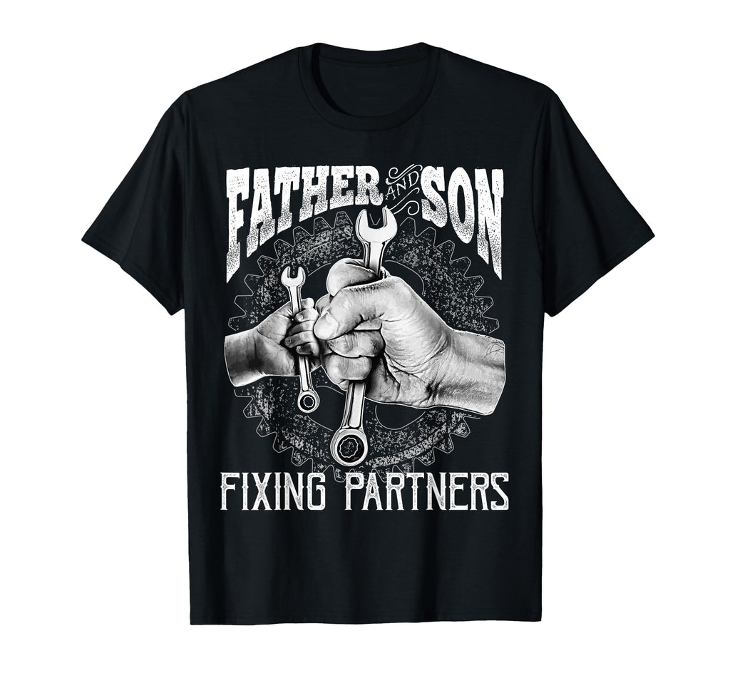 Father And Son Mechanic Mechanic T-Shirt - Trendy Graphic for Adults - T-Shirt, Sweatshirt, Hoodie