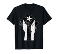 Boricua Strong Puerto Rico Black Flag Fist T-Shirt - Graphic Print Unisex - T-Shirt, Sweatshirt, Hoodie