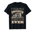 Best Truckin Bonus Dad Ever Trucker T-Shirt - Fun Novelty Design Men Women - T-Shirt, Sweatshirt, Hoodie