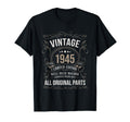 78Th Birthday 1945 Birthday 78 Year Old T-Shirt - Aesthetic Graphic Unisex - T-Shirt, Sweatshirt, Hoodie