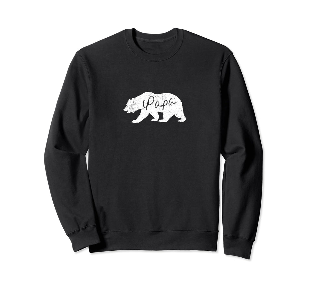 Papa Bear Sweatshirt - Casual Everyday Wear for Adults - T-Shirt, Sweatshirt, Hoodie