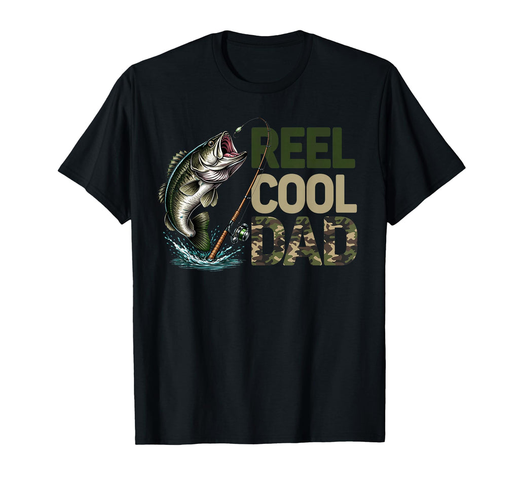 Reel Dad Fishing Daddy Camouflage T-Shirt - Streetwear Style for Adults - T-Shirt, Sweatshirt, Hoodie