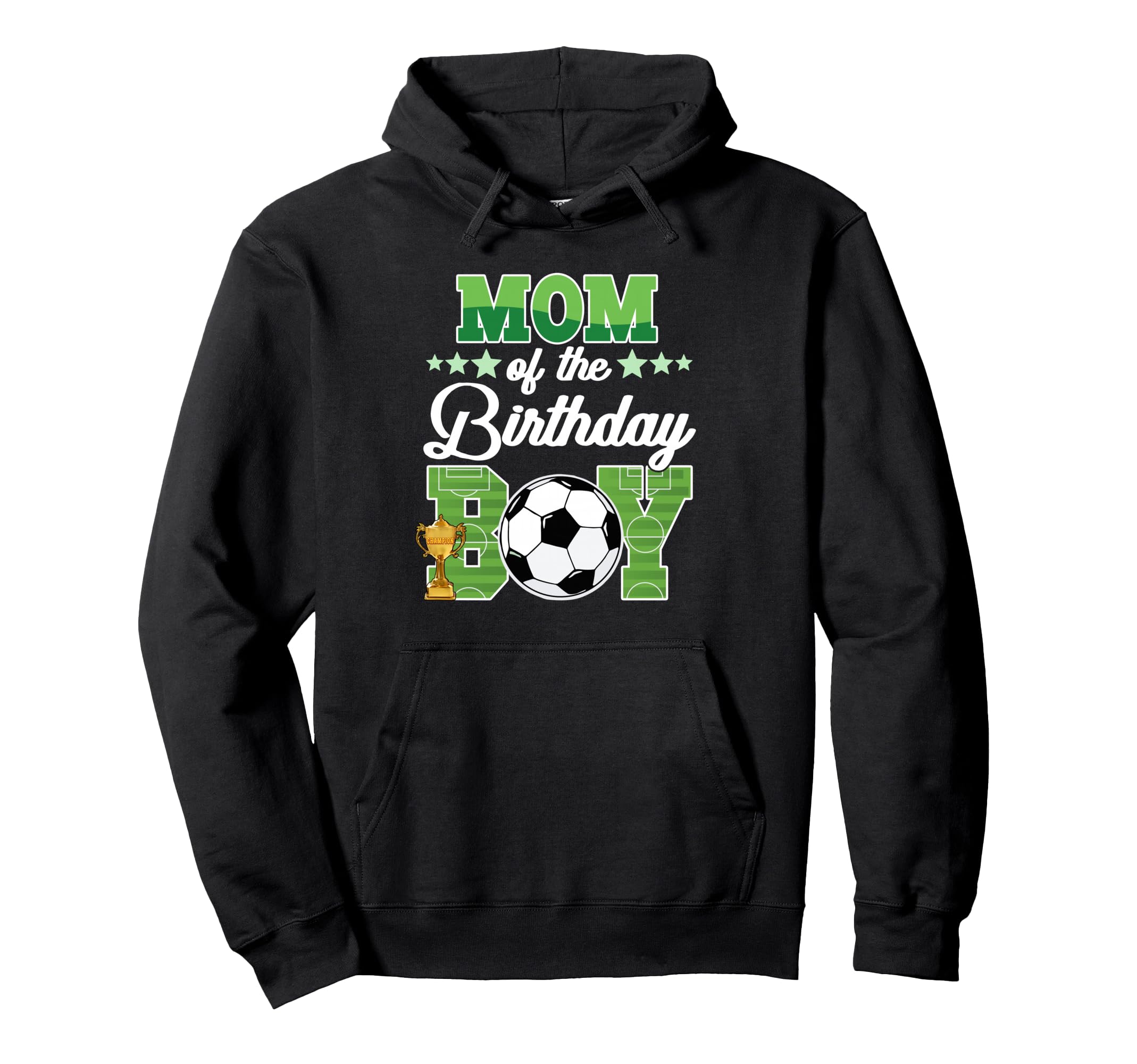Soccer Mom Birthday Party Soccer Hoodie - Minimalist Print for Adults - T-Shirt, Sweatshirt, Hoodie