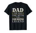 Car Racing Dad Legend Gift Fathers T-Shirt - Minimalist Print for Adults - T-Shirt, Sweatshirt, Hoodie