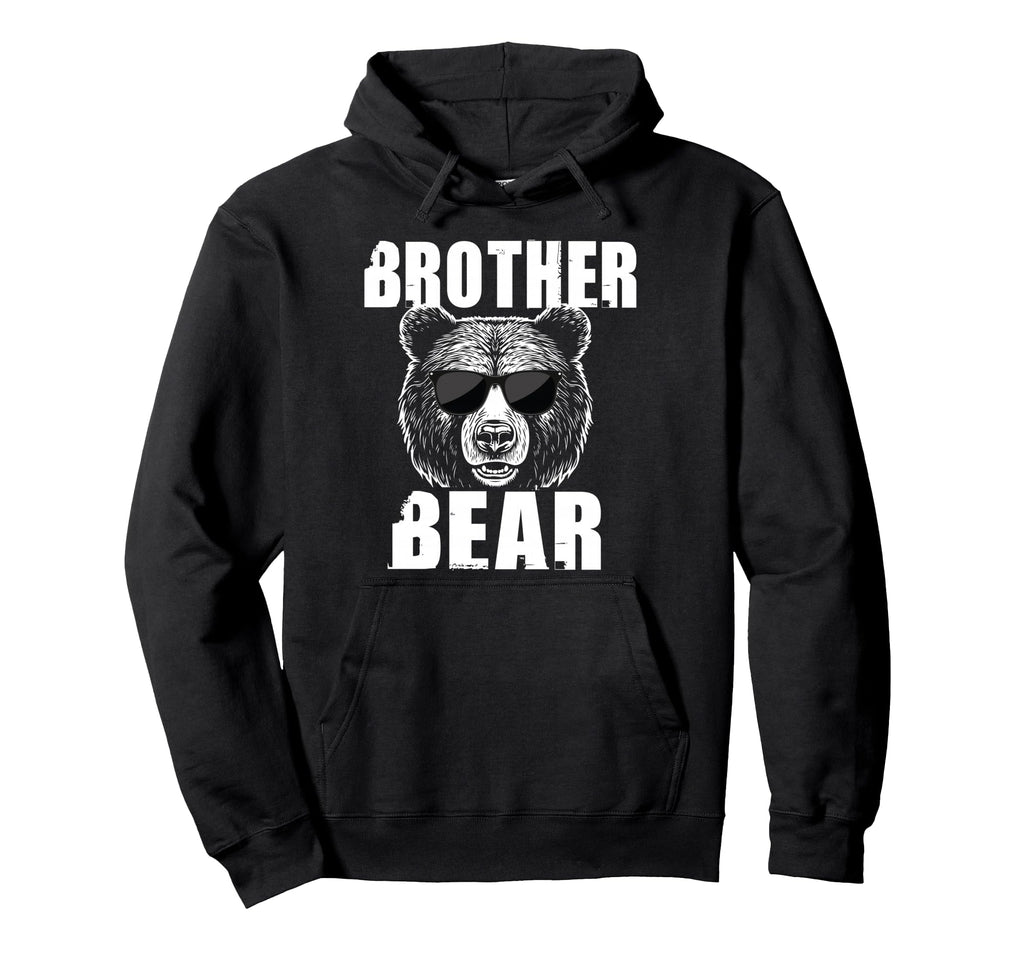 Mens Brother Bear Sunglasses Family Hoodie - Trendy Graphic Men Women - T-Shirt, Sweatshirt, Hoodie