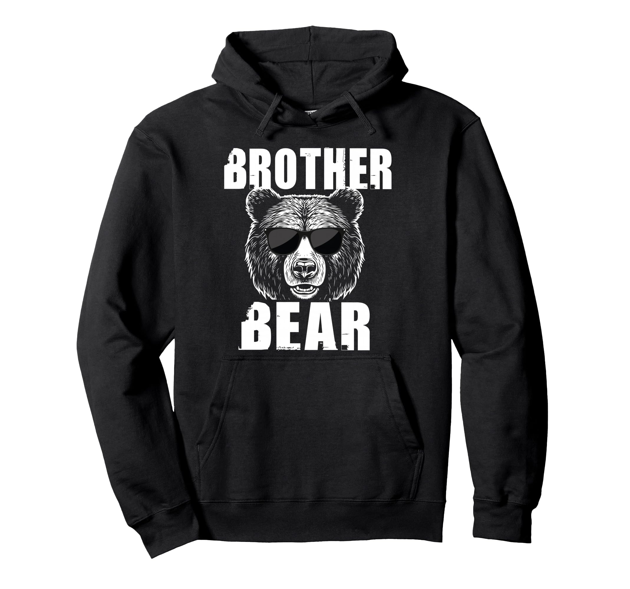 Mens Brother Bear Sunglasses Family Hoodie - Trendy Graphic Men Women - T-Shirt, Sweatshirt, Hoodie