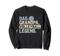 Dad Grandpa Volleyball Legend Sweatshirt - Custom Art Print for Adults - T-Shirt, Sweatshirt, Hoodie