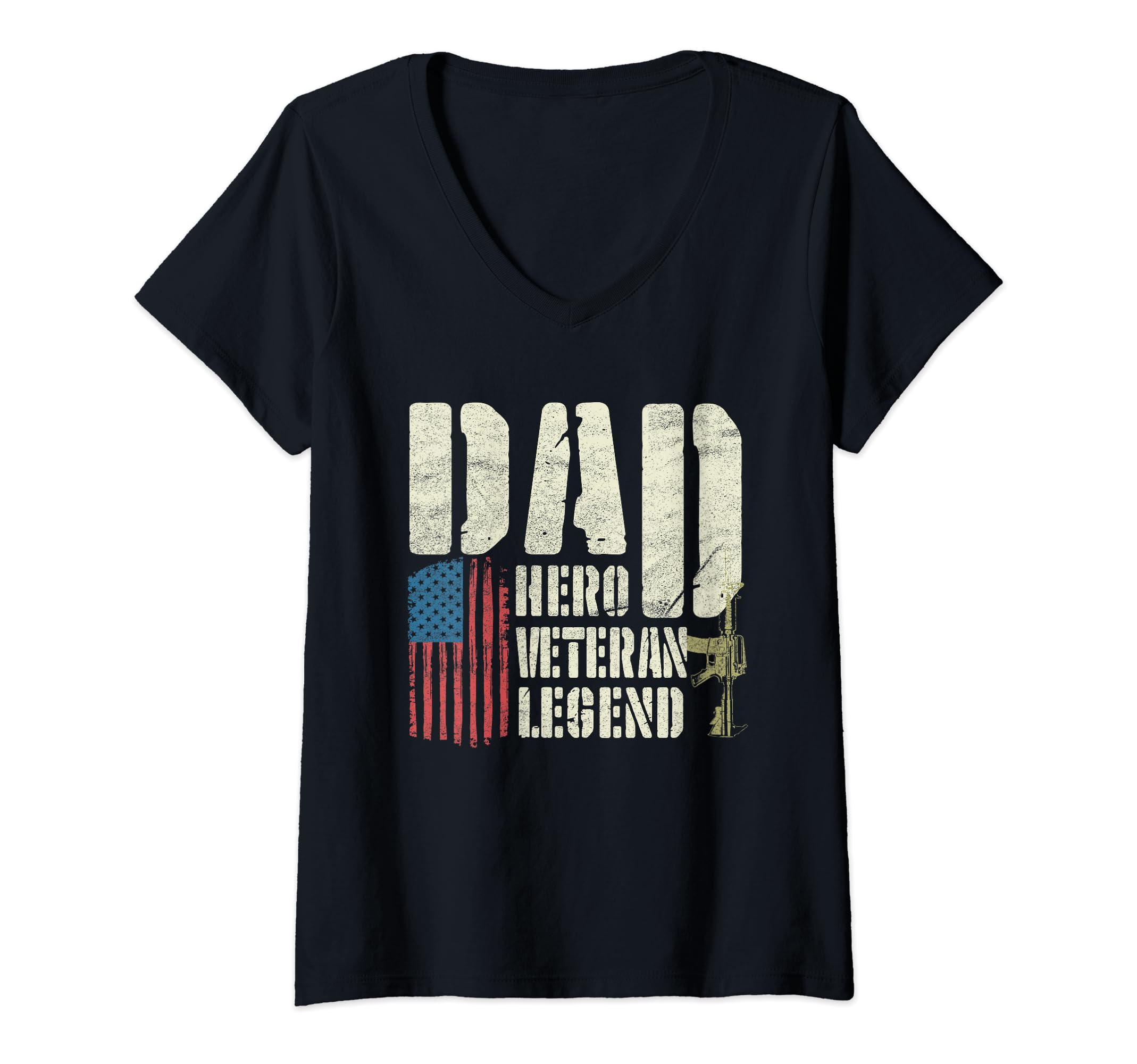 Veteran Dad Gifts Veteran Dad T-Shirt - Casual Everyday Wear for Adults - T-Shirt, Sweatshirt, Hoodie