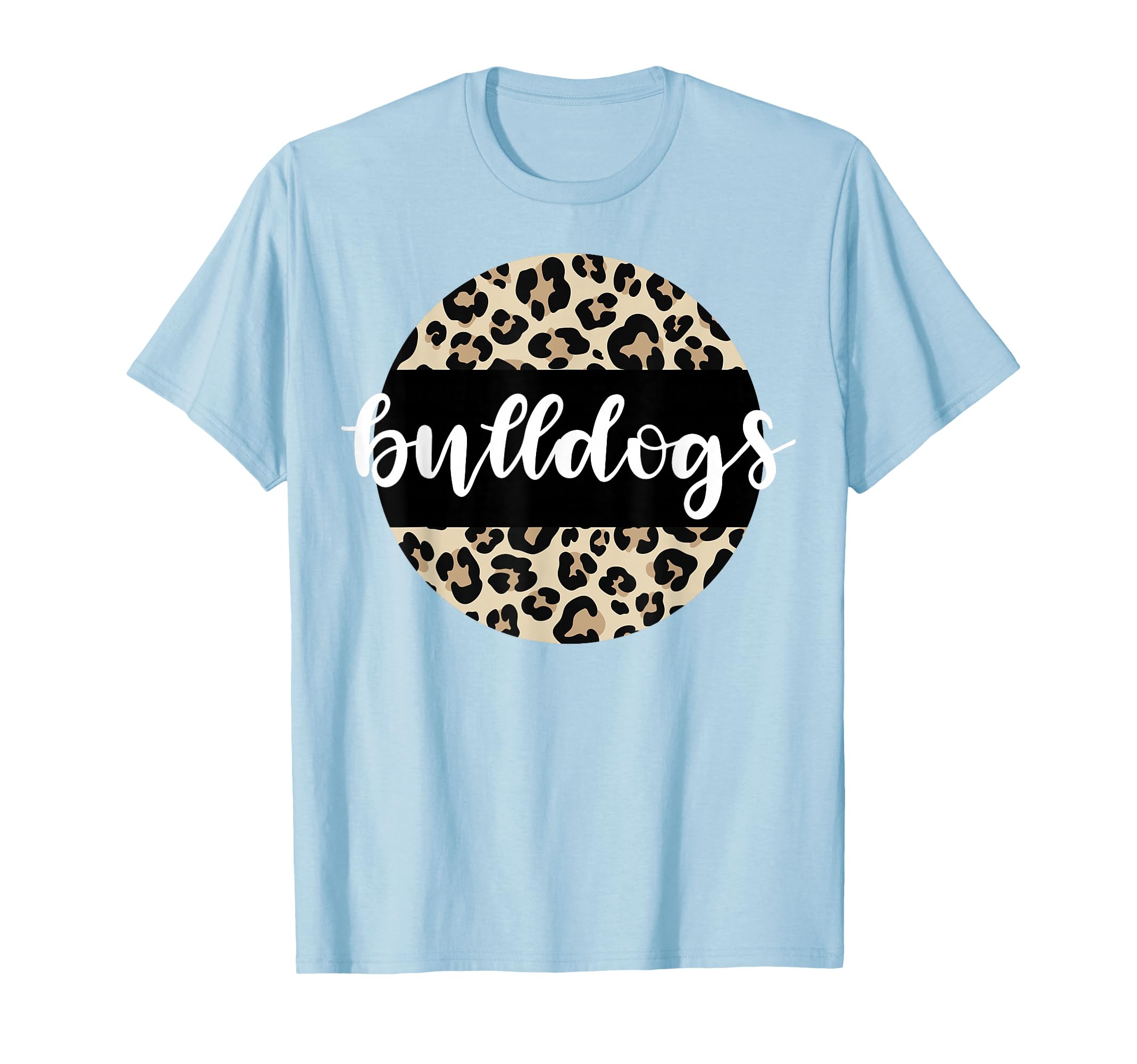 Leopard Bulldogs Team Mascot School T-Shirt - Streetwear Style for Adults - T-Shirt, Sweatshirt, Hoodie