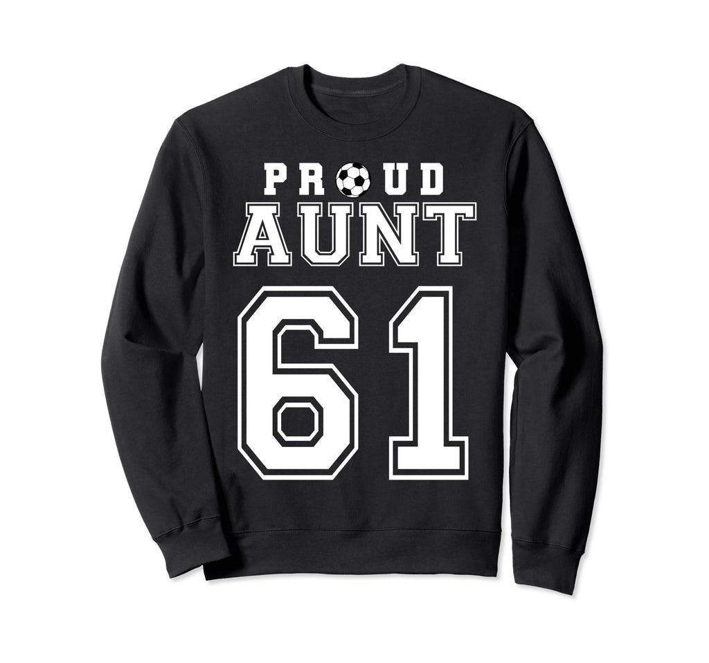 Number 61 Custom Proud Soccer Futbol Sweatshirt - Minimalist Print Unisex - T-Shirt, Sweatshirt, Hoodie