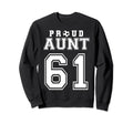 Number 61 Custom Proud Soccer Futbol Sweatshirt - Minimalist Print Unisex - T-Shirt, Sweatshirt, Hoodie