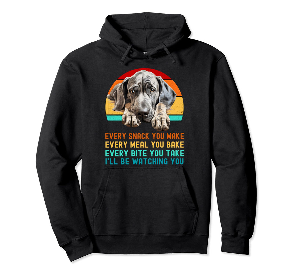 Funny Great Dane Dog Dad Mom Mama Dog Hoodie - Minimalist Print Unisex - T-Shirt, Sweatshirt, Hoodie