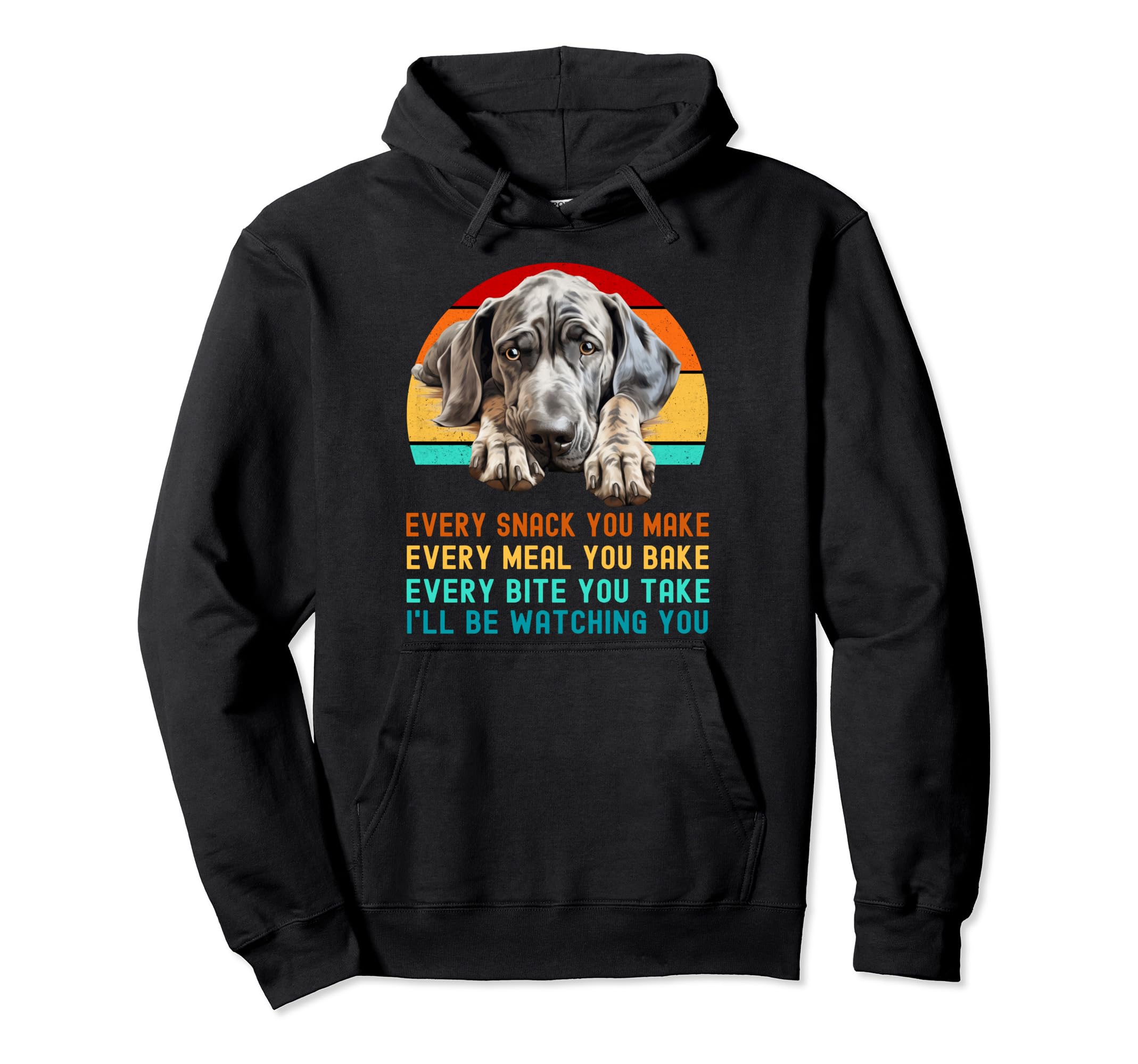 Funny Great Dane Dog Dad Mom Mama Dog Hoodie - Minimalist Print Unisex - T-Shirt, Sweatshirt, Hoodie