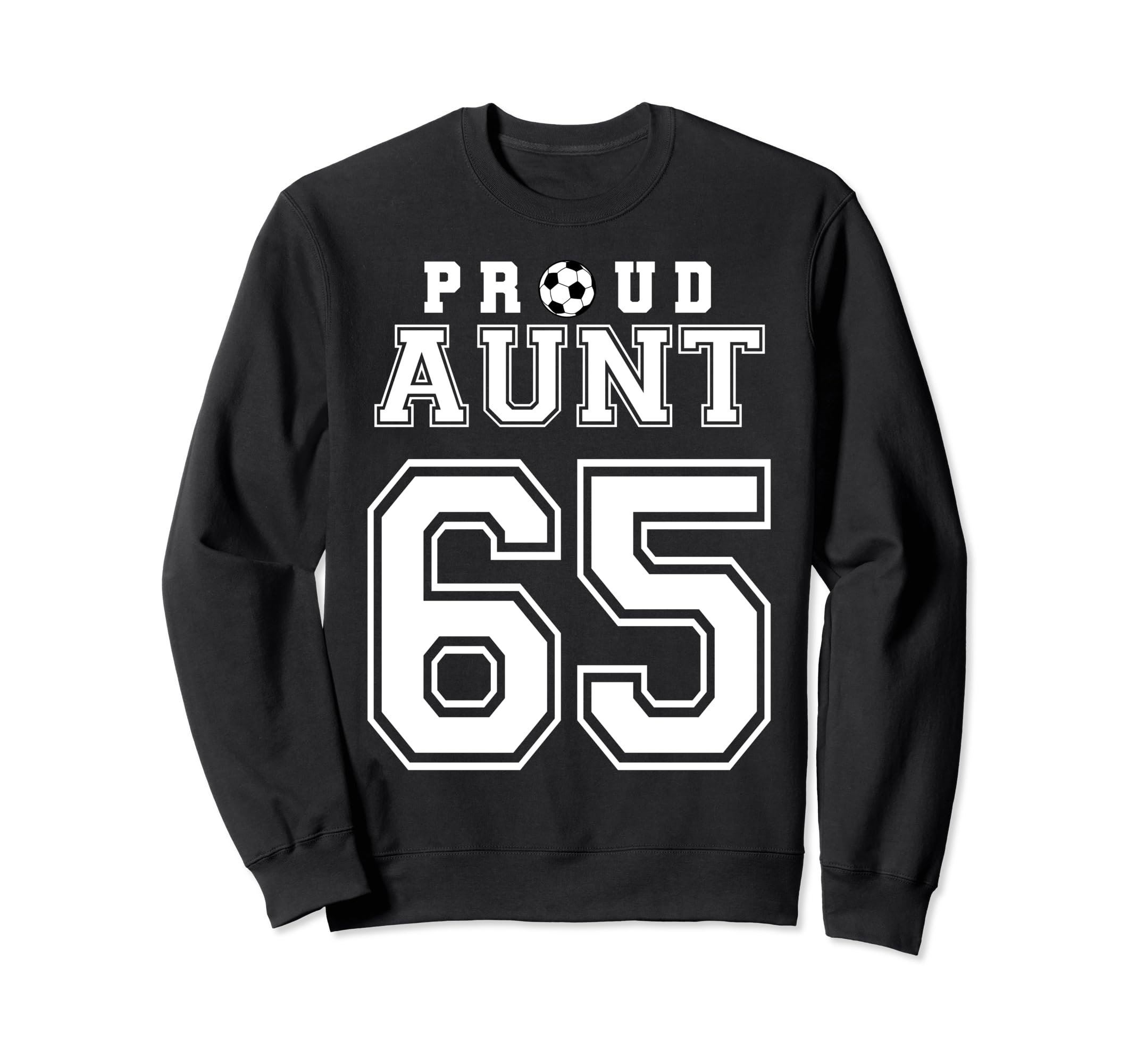 Number 65 Custom Proud Soccer Futbol Sweatshirt - Aesthetic Graphic Unisex - T-Shirt, Sweatshirt, Hoodie