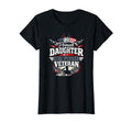 Proud Daughter Veteran Dad Family T-Shirt - Fun Novelty Design for Adults - T-Shirt, Sweatshirt, Hoodie
