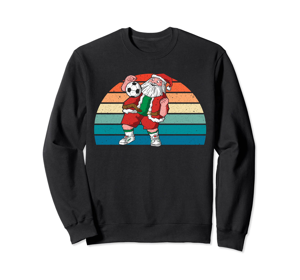 Soccer Santa Soccer Outfit Sweatshirt - Unique Graphic Unisex - T-Shirt, Sweatshirt, Hoodie