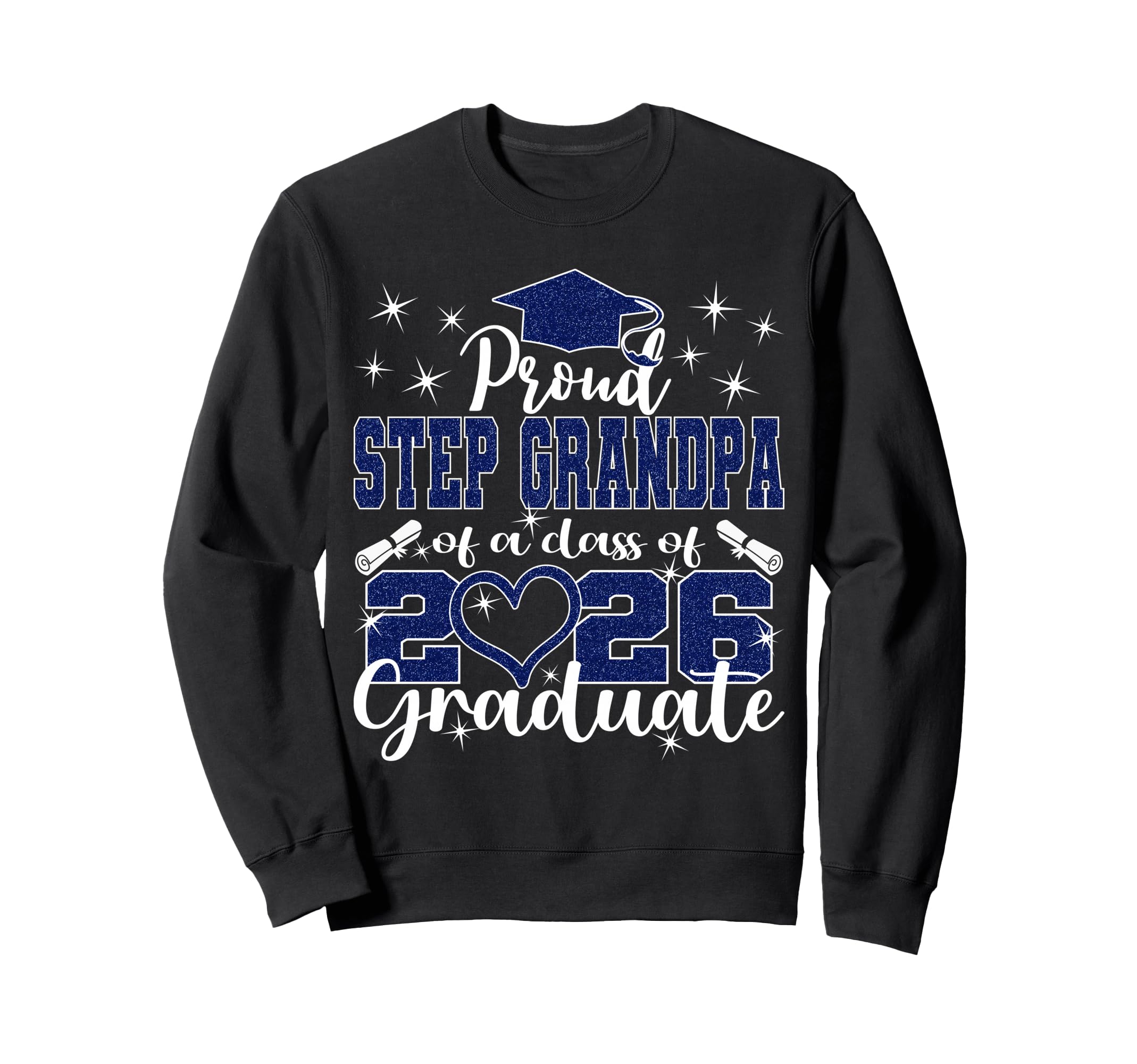 Super Proud Step Grandpa 2026 Sweatshirt - Unique Graphic for Adults - T-Shirt, Sweatshirt, Hoodie