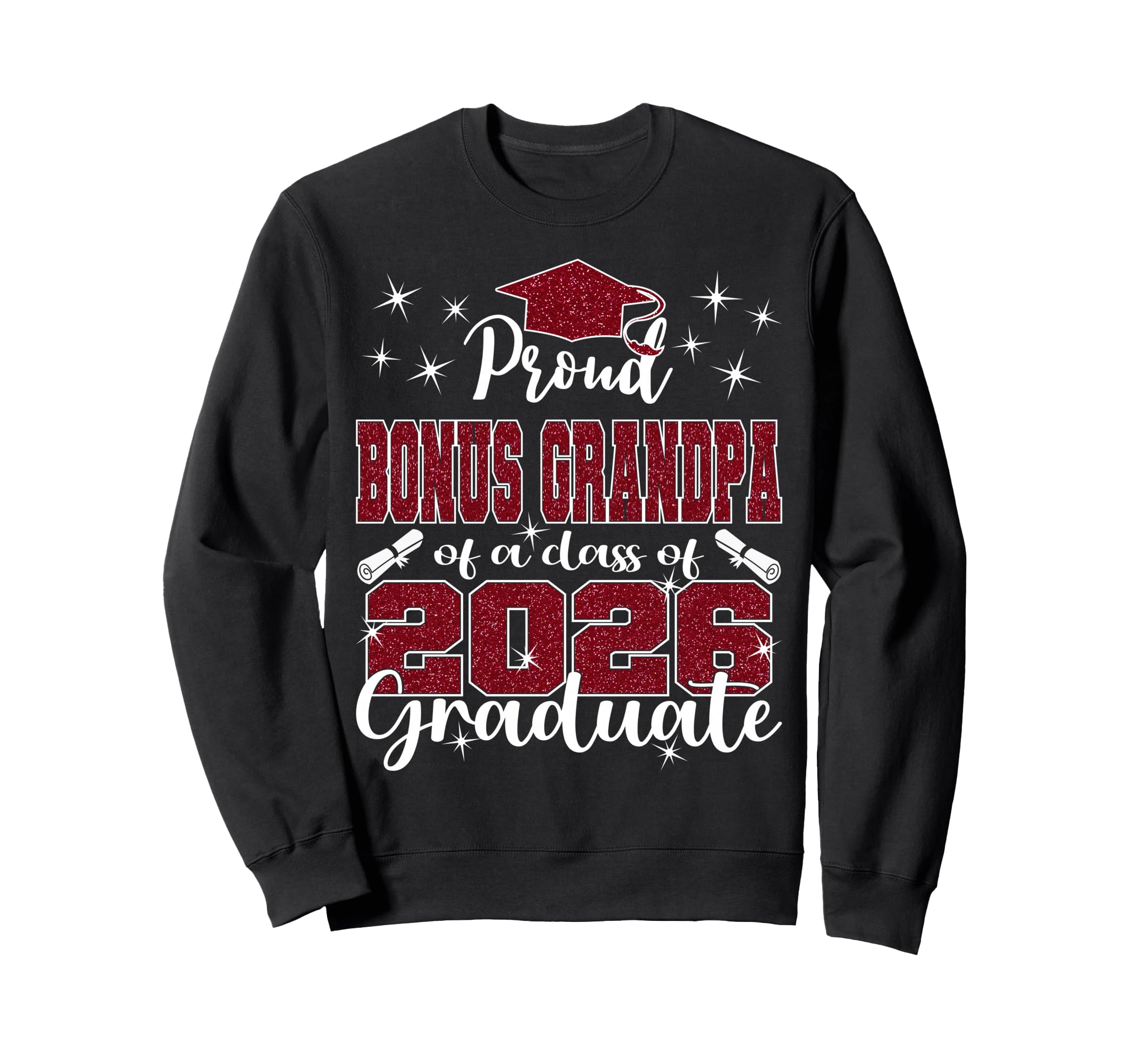 Super Proud Bonus Grandpa 2026 Sweatshirt - Trendy Graphic Men Women - T-Shirt, Sweatshirt, Hoodie