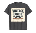 Dude Attitude Funny Grandpa T-Shirt - Minimalist Print Unisex - T-Shirt, Sweatshirt, Hoodie