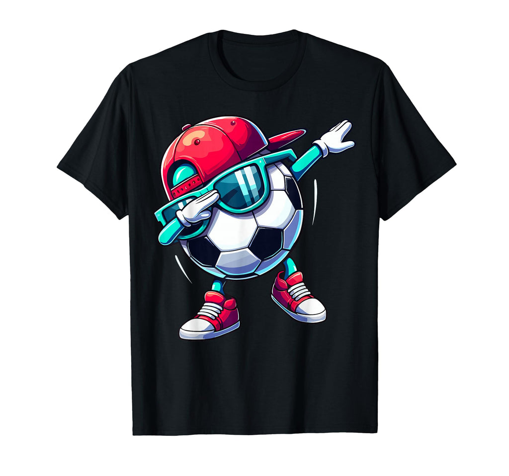 Dabbing Soccer Ball Player T-Shirt - Streetwear Style Men Women - T-Shirt, Sweatshirt, Hoodie