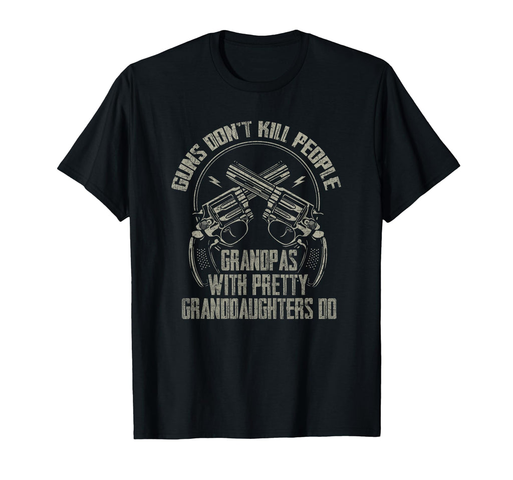 Guns Dont Kill People Funny Sarcastic T-Shirt - Custom Art Print Men Women - T-Shirt, Sweatshirt, Hoodie