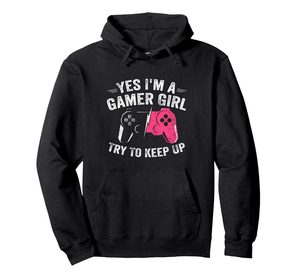 Yes Im Gamer Funny Video Gamer Gift Hoodie - Aesthetic Graphic for Adults - T-Shirt, Sweatshirt, Hoodie
