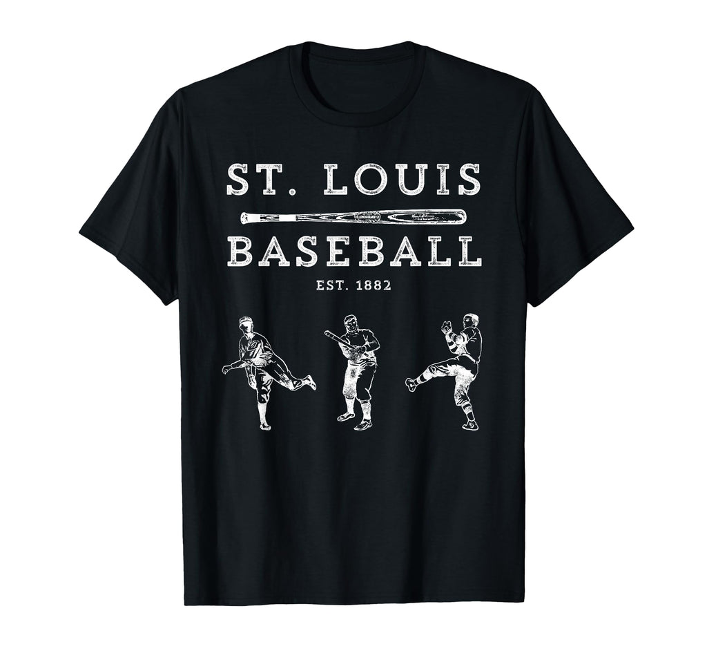 St Louis Missouri Baseball Fan T-Shirt - Trendy Graphic Men Women - T-Shirt, Sweatshirt, Hoodie