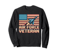 Air Force Veteran Us American Sweatshirt - Aesthetic Graphic for Adults - T-Shirt, Sweatshirt, Hoodie