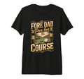 Fore Dad Par Course Golf Dad Tri T-Shirt - Custom Art Print for Adults - T-Shirt, Sweatshirt, Hoodie