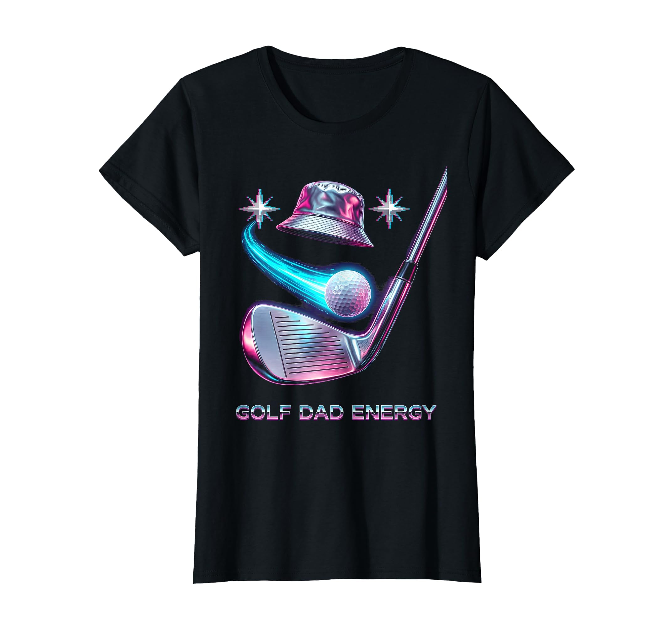 Golf Dad Energy Funny Golfing Father T-Shirt - Unique Graphic Men Women - T-Shirt, Sweatshirt, Hoodie