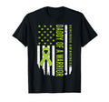 Dad Scoliosis Warrior Dad Us Flag T-Shirt - Novelty Apparel Unisex - T-Shirt, Sweatshirt, Hoodie