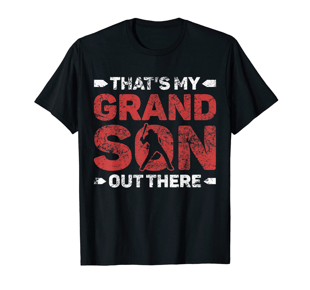 Grandson Baseball Player Fan Dad T-Shirt - Graphic Print for Adults - T-Shirt, Sweatshirt, Hoodie