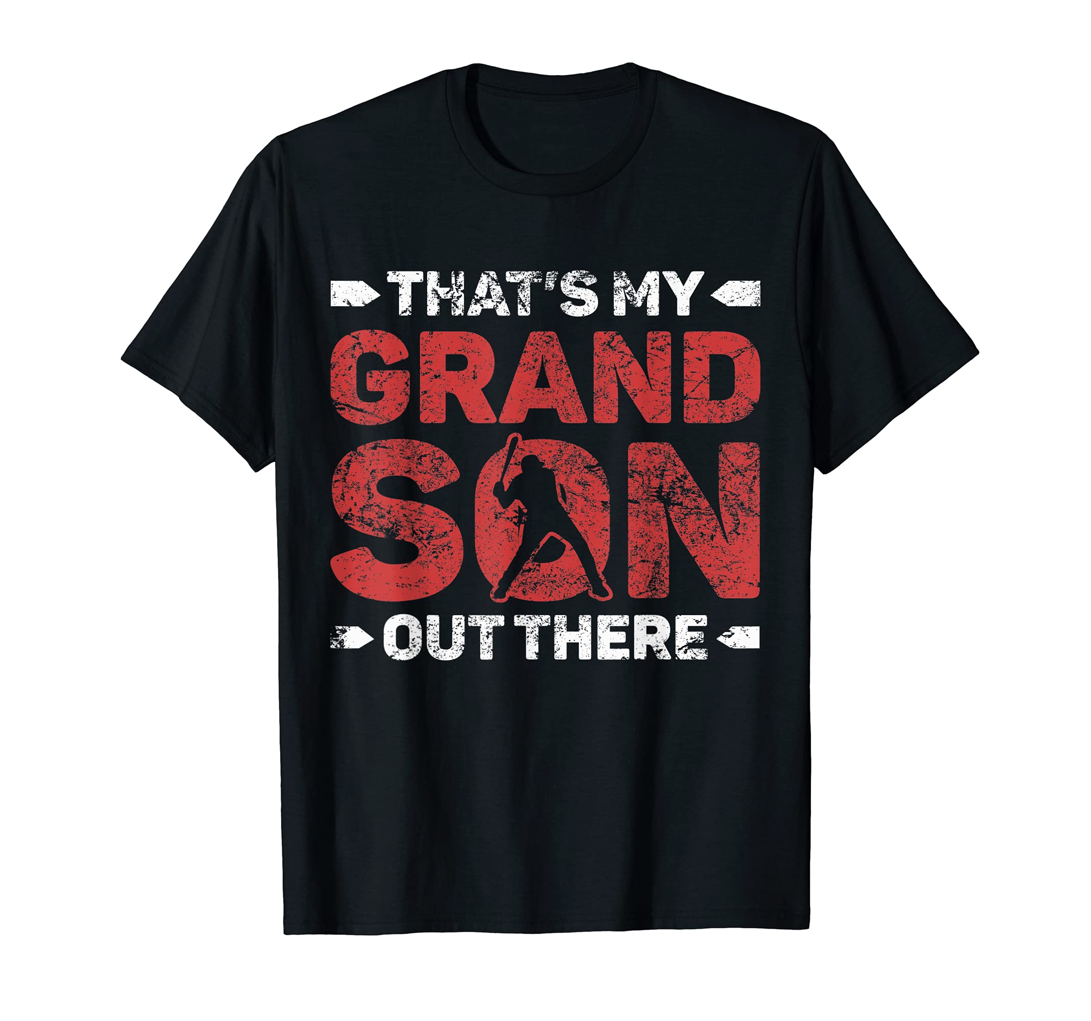 Grandson Baseball Player Fan Dad T-Shirt - Graphic Print for Adults - T-Shirt, Sweatshirt, Hoodie