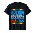 Autism Awareness Month 24 7 365 T-Shirt - Fun Novelty Design for Adults - T-Shirt, Sweatshirt, Hoodie