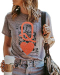 Q of Hearts Women Vintage Country Music Graphic - Adult & Kids T-Shirts, Sweatshirts & Hoodies apparel design preview 1