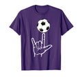 Asl Sign Language Soccer Player T-Shirt - Fun Novelty Design Men Women - T-Shirt, Sweatshirt, Hoodie