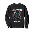 Dirt Bike Family Father Son Sweatshirt - Custom Art Print for Adults - T-Shirt, Sweatshirt, Hoodie