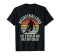 Basketball Dad Like Regular Dad But T-Shirt - Minimalist Print for Adults - T-Shirt, Sweatshirt, Hoodie