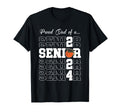 Senior 2024 Basketball Dad Gift T-Shirt - Fun Novelty Design Men Women - T-Shirt, Sweatshirt, Hoodie