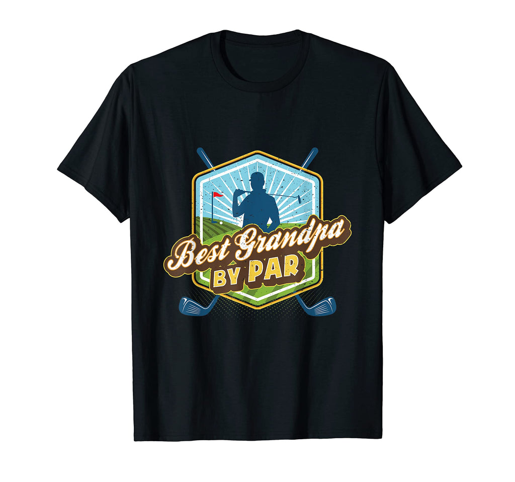 Mens Best Grandpa Par Fathers Day Golf Dad T-Shirt - Graphic Print Unisex - T-Shirt, Sweatshirt, Hoodie