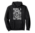 Funny Single Dad Fathers Day Hoodie - Fun Novelty Design Unisex - T-Shirt, Sweatshirt, Hoodie