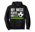 My Niece Soccer Uncle Soccer Player Hoodie - Unique Graphic for Adults - T-Shirt, Sweatshirt, Hoodie