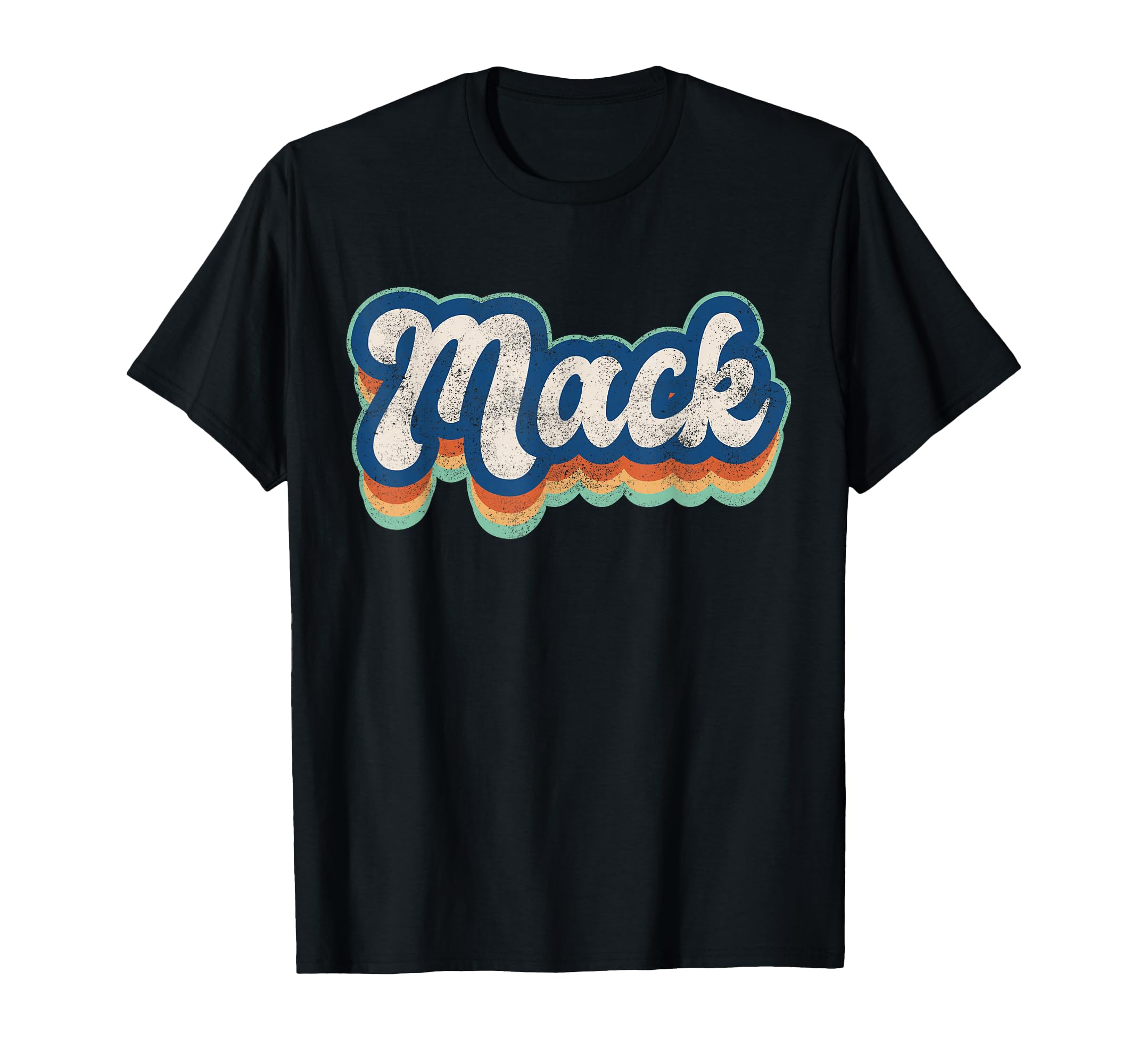 Mack First Name 70S 80S T-Shirt - Fun Novelty Design for Adults - T-Shirt, Sweatshirt, Hoodie