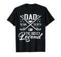 Dad Myth Hockey Legend Fathers Day Dad T-Shirt - Novelty Apparel Men Women - T-Shirt, Sweatshirt, Hoodie