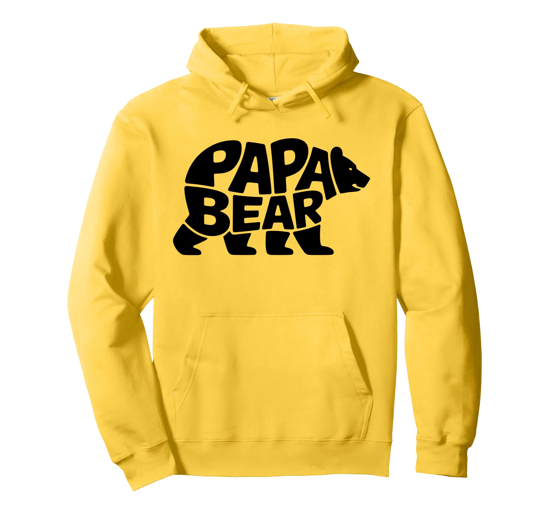 Papa Bear Dad Father Polar Bear Hoodie - Minimalist Print Unisex - T-Shirt, Sweatshirt, Hoodie