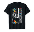 Autism Grandpa Bear Puzzles Usa Flag T-Shirt - Casual Everyday Wear Unisex - T-Shirt, Sweatshirt, Hoodie
