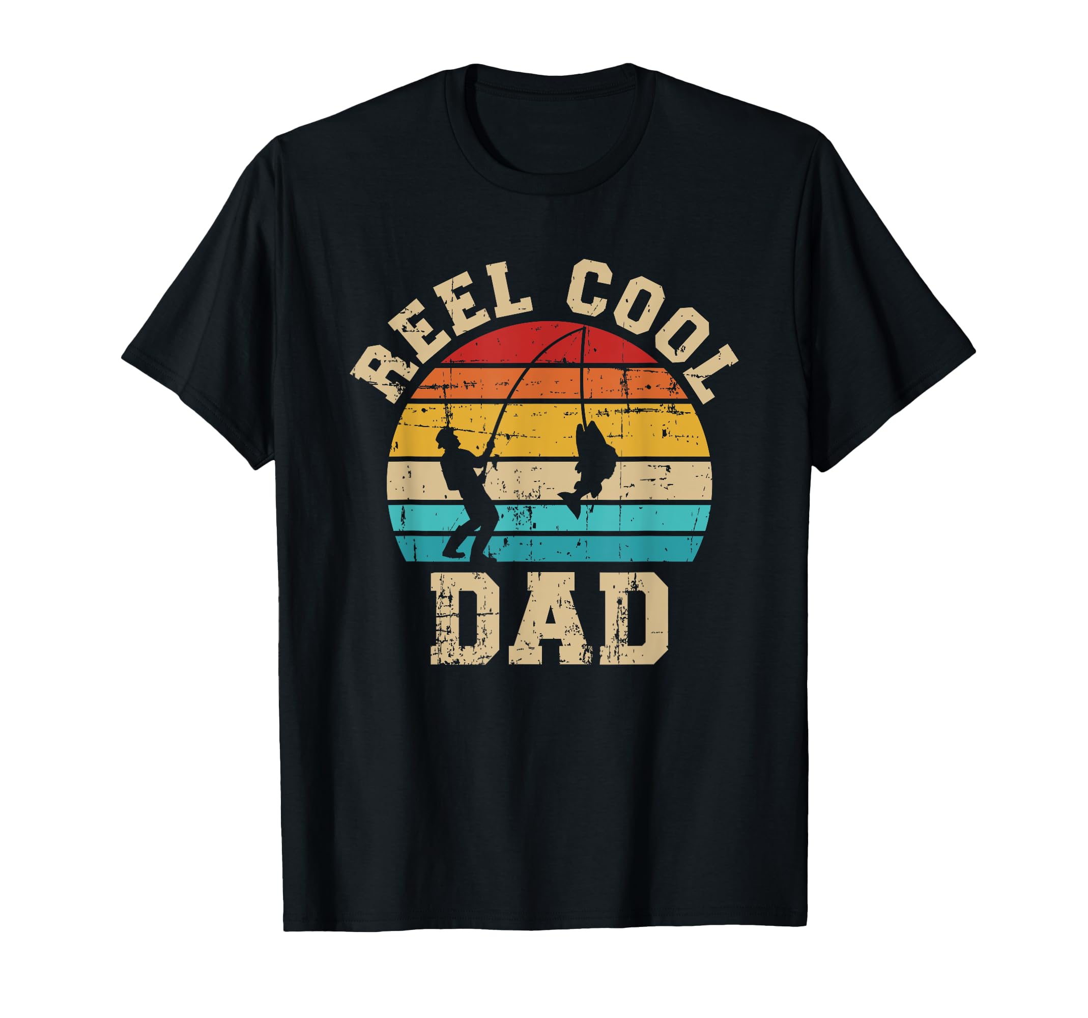 Reel Dad Fishing T-Shirt - Fun Novelty Design Men Women - T-Shirt, Sweatshirt, Hoodie