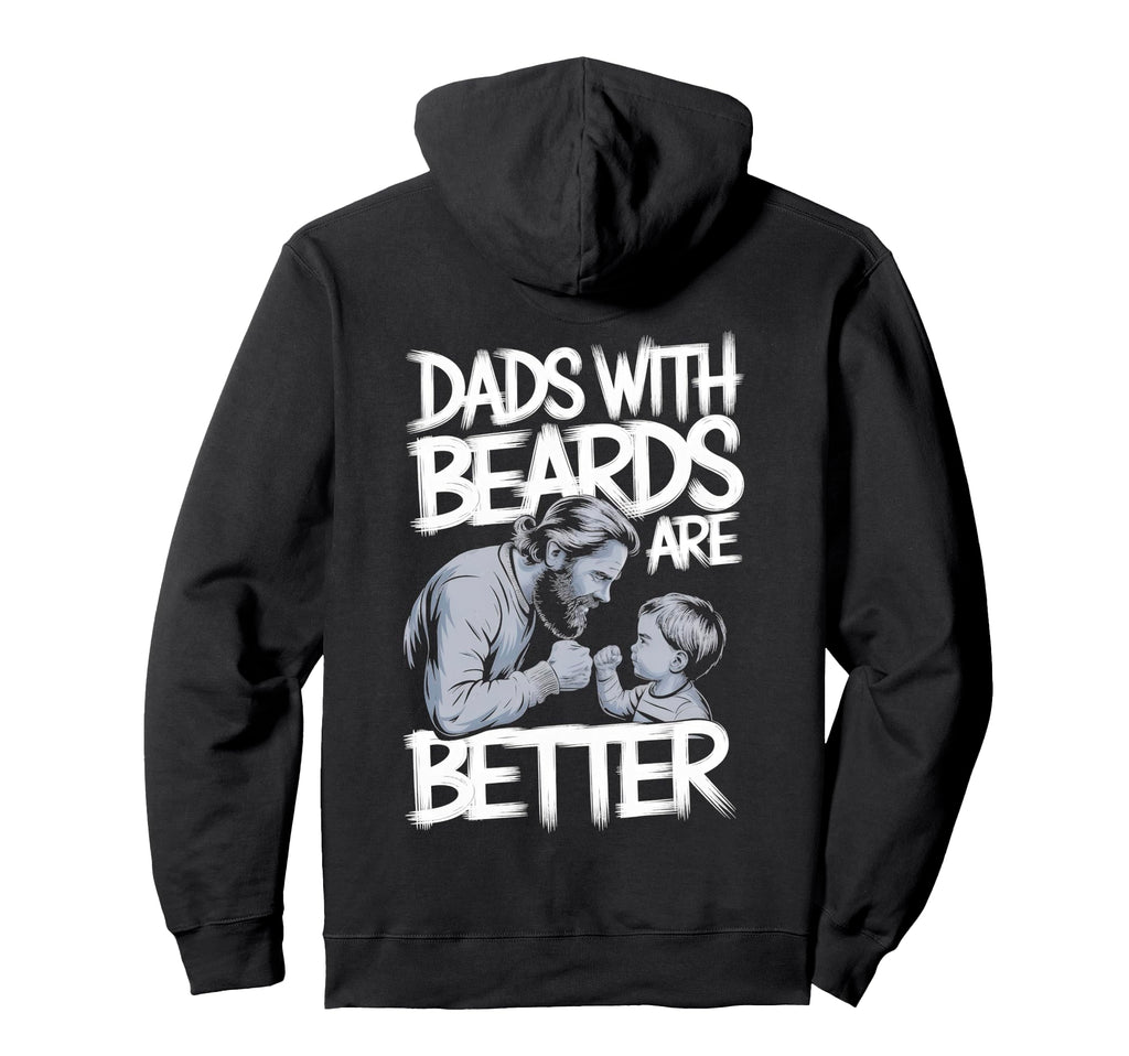 Dads Beards Are Better Bond Hoodie - Aesthetic Graphic Unisex - T-Shirt, Sweatshirt, Hoodie
