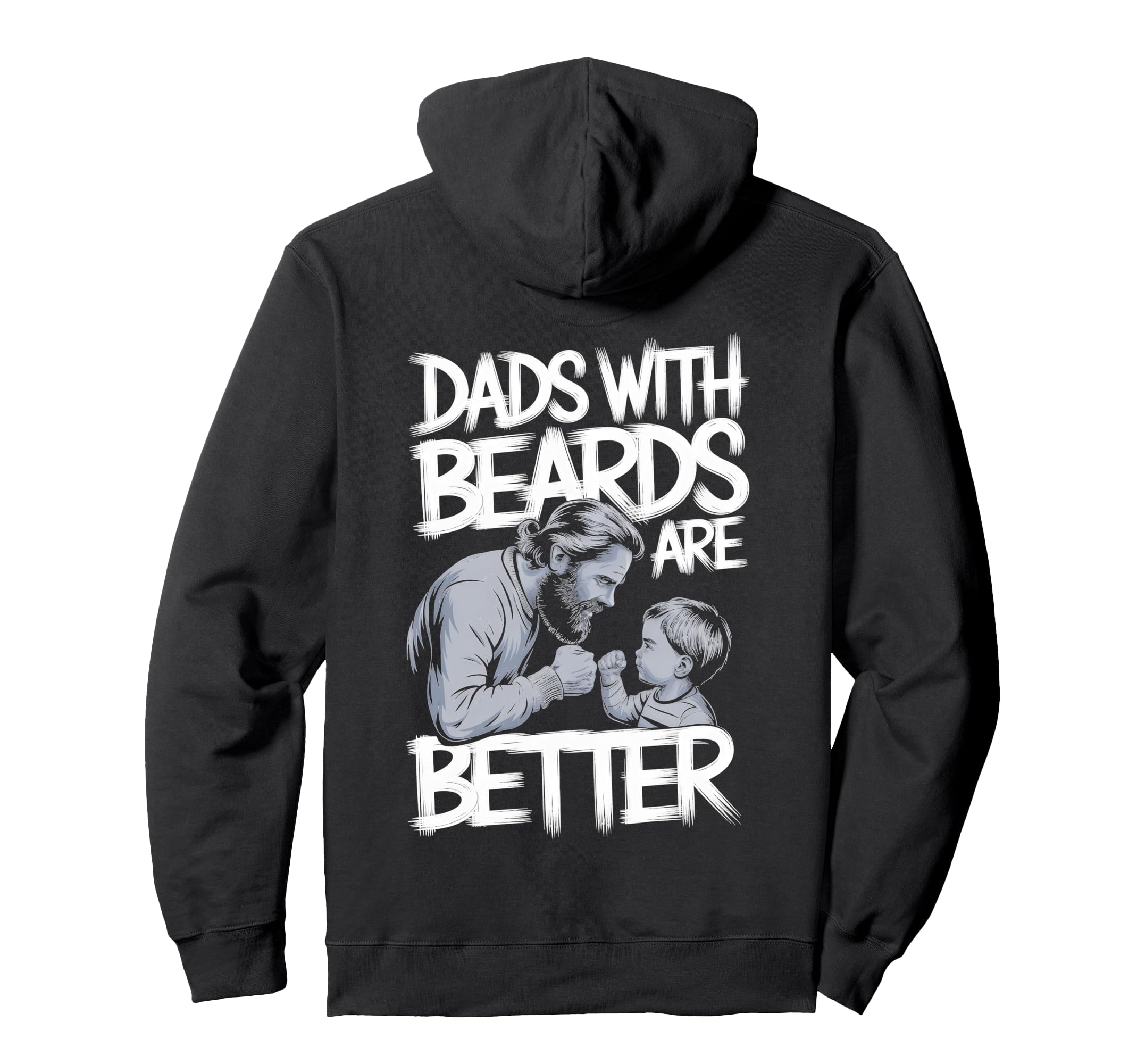 Dads Beards Are Better Bond Hoodie - Aesthetic Graphic Unisex - T-Shirt, Sweatshirt, Hoodie