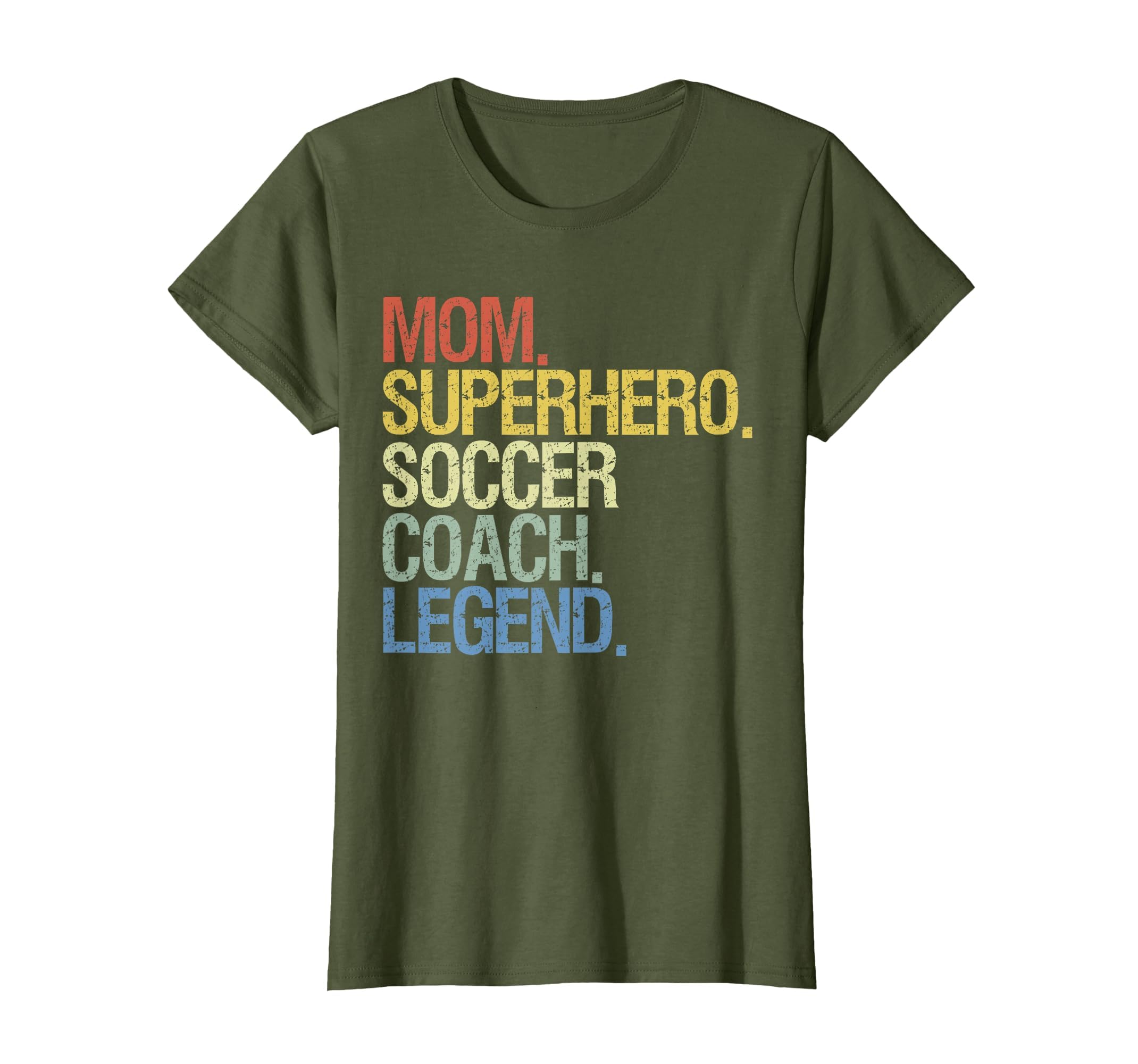 Mom Superhero Soccer Coach Legend T-Shirt - Custom Art Print Unisex - T-Shirt, Sweatshirt, Hoodie